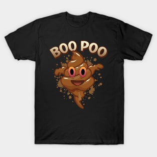 Boo Poo Halloween Ghost Poo Costume T-Shirt